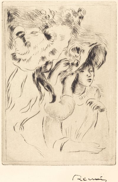 Odznak na klobouk Odznak na klobouk, 1894. od Pierre Auguste Renoir
