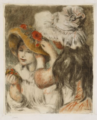 Hatpin, kolem roku 1897 od Pierre Auguste Renoir