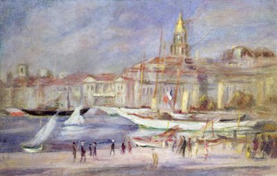Starý přístav v Marseille, cca 1912 od Pierre Auguste Renoir