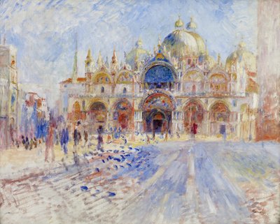 Piazza San Marco, Benátky od Pierre Auguste Renoir
