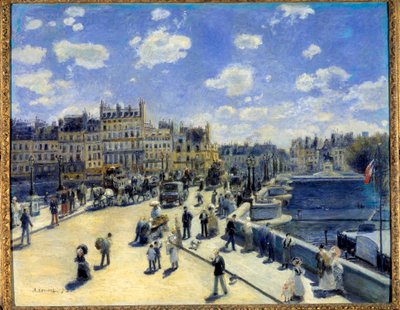 Pont Neuf v Paříži od Pierre Auguste Renoir