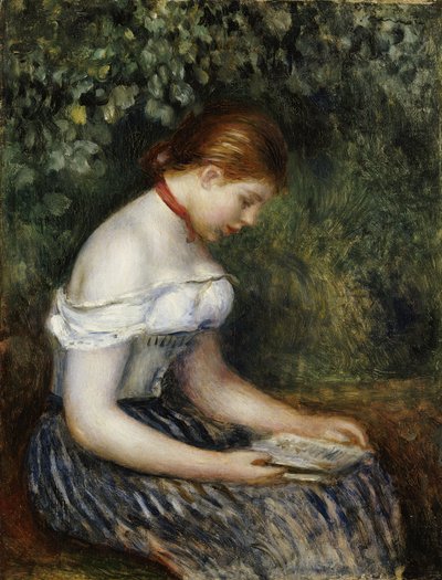 Čtenář od Pierre-Auguste Renoir