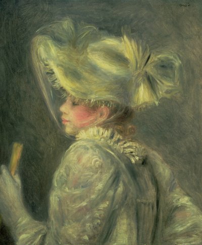 Bílý klobouk od Pierre Auguste Renoir