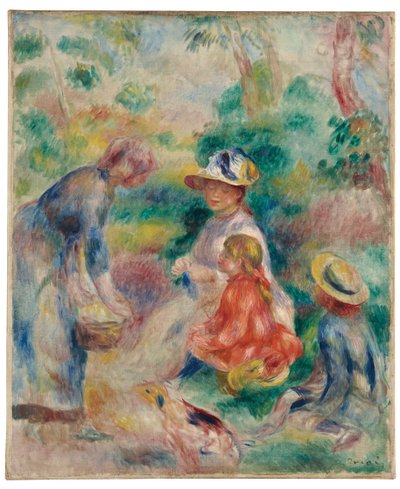 Prodejce jablek, 1890 od Pierre Auguste Renoir