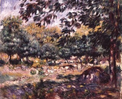 Treboul poblíž Douarnenez od Pierre Auguste Renoir