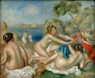 Tři koupači krabů od Pierre Auguste Renoir