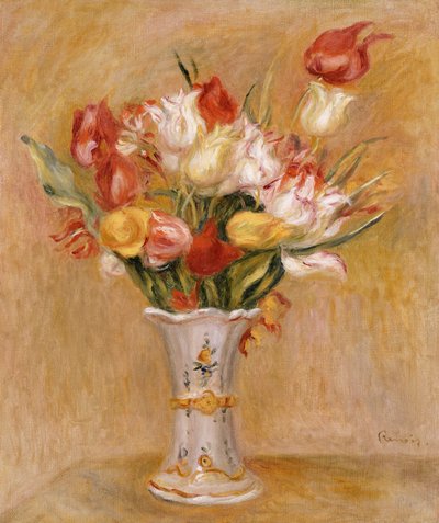 tulipány od Pierre Auguste Renoir