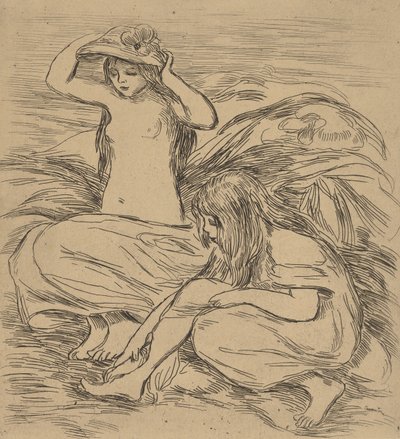 Dva lazebníci Dva koupající se, 1895. od Pierre Auguste Renoir