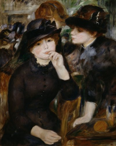Dvě dívky v černém, 1880-1882. od Pierre Auguste Renoir