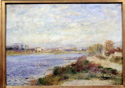 Pohled na Seinu v Argenteuil Obraz od Pierra Auguste Renoira (1841-1919) 1873 Ne. 0,46x0,65 m Paříž, musee d