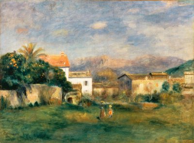 Pohled na Cagnes od Pierre-Auguste Renoir