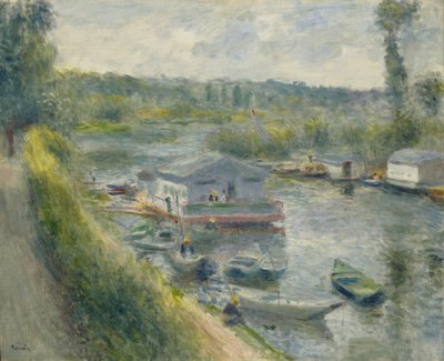 Loď na mytí v Bas-Meudon, kolem roku 1874 od Pierre Auguste Renoir