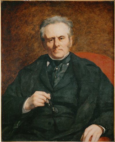 William Sisley, otec malíře Alfreda Sisleyho (olej na plátně) od Pierre Auguste Renoir