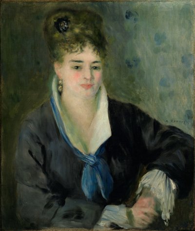 Žena v černém od Pierre Auguste Renoir