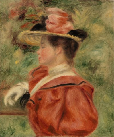 Žena s rukavicí (Femme au gant) od Pierre Auguste Renoir