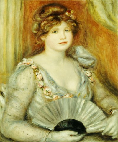 Žena s ventilátorem od Pierre Auguste Renoir