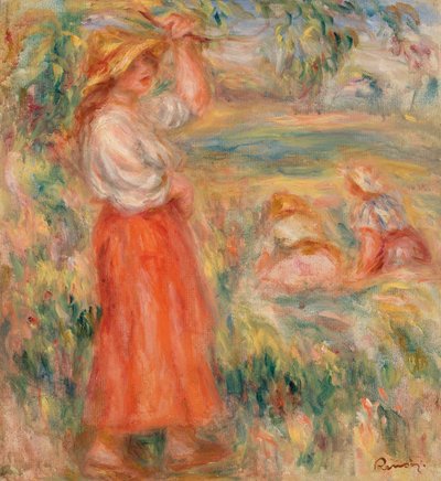 Ženy v polích (Femmes aux champs) od Pierre Auguste Renoir