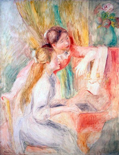 Mladé dívky u klavíru, 1892. od Pierre Auguste Renoir