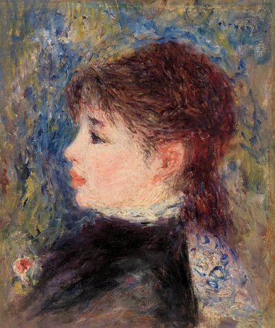 Mladá žena s Rose od Pierre-Auguste Renoir
