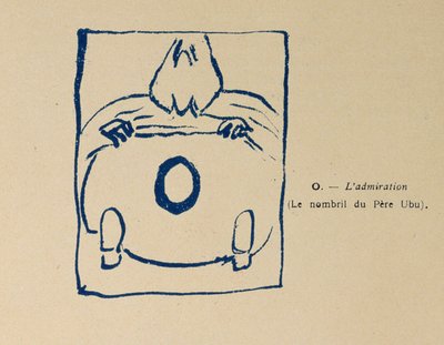 Obdiv - pupek Pere Ubu, z abecedy Pere Ubu od Pierre Bonnard