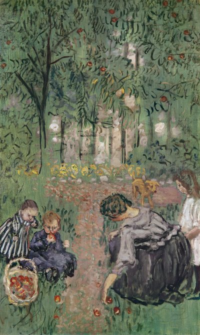 Shromáždění jablek od Pierre Bonnard