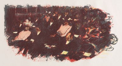 V divadle od Pierre Bonnard