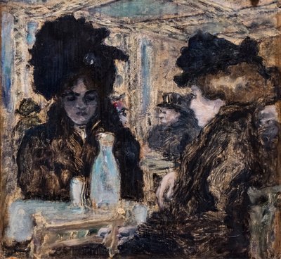 V kavárně, asi 1894 (olej na plátně) od Pierre Bonnard