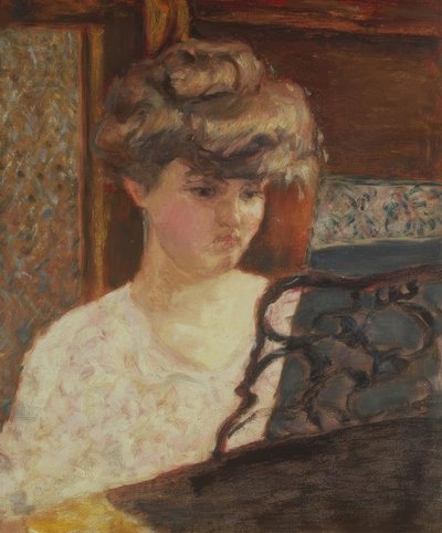 Au Piano (mise). od Pierre Bonnard