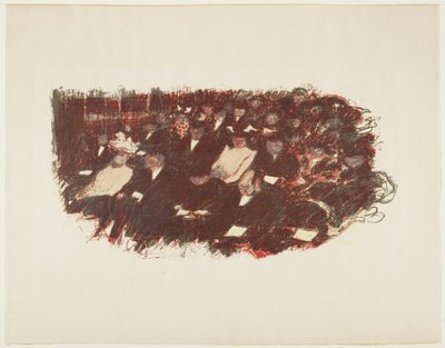 Divadlo Au, c. 1897-1898 (publikováno 1899) od Pierre Bonnard