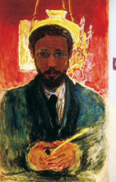 Autoportrét s dýmkou. 1908 od Pierre Bonnard