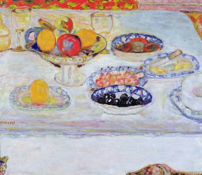 Mísa a talíře s ovocem, 1930-32 od Pierre Bonnard