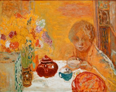 Snídaně od Pierra Bonnarda (1867-1947) kolem roku 1932 od Pierre Bonnard