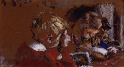 Děti čtení od Pierre Bonnard