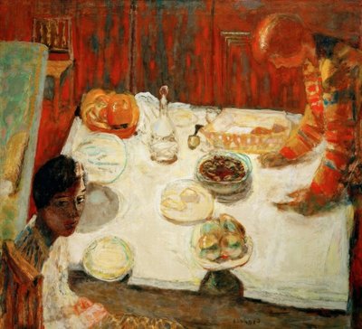 Bílý ubrus od Pierre Bonnard