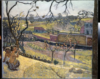Začátek jara. Malí fauni. Obraz Pierra Bonnarda (1867-1947) od Pierre Bonnard