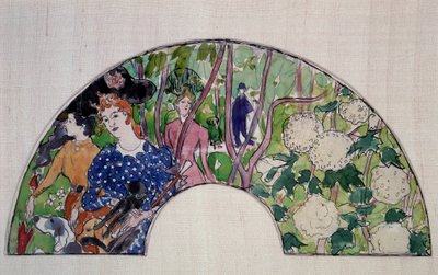 Fan projekt, 20. století (akvarel) od Pierre Bonnard