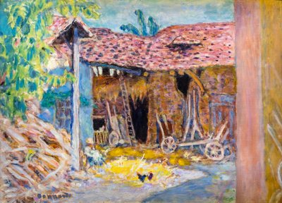 Farmyard nebo La Grange od Pierre Bonnard
