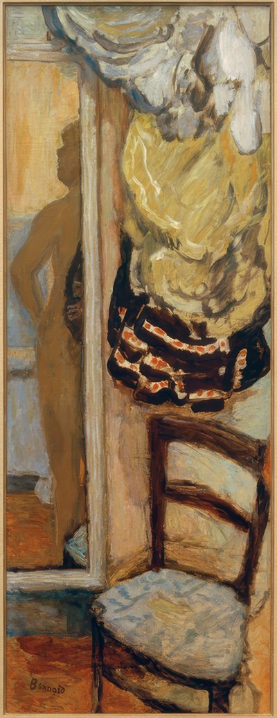 Nahá v zrcadle od Pierre Bonnard