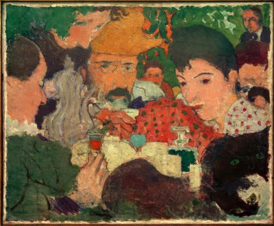 Odpolední čaj na zahradě, odpoledne Studie zu LA na zahradě od Pierre Bonnard