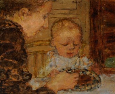 Babička a dítě od Pierre Bonnard