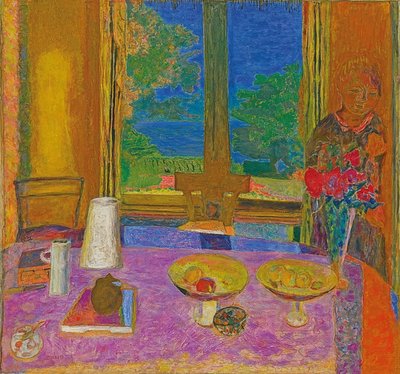 Velká jídelna s výhledem do zahrady (Grande salle à manger sur le jardin). 1934-35 od Pierre Bonnard