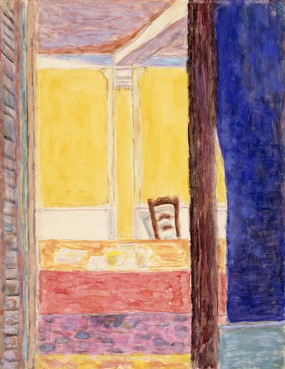 Dům malíře poblíž Cannet; Interiér malířova domu v Le Cannet od Pierre Bonnard