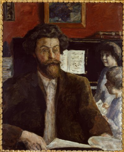 Skladatel Claude Terrasse se syny Jeanem a Charlesem od Pierre Bonnard