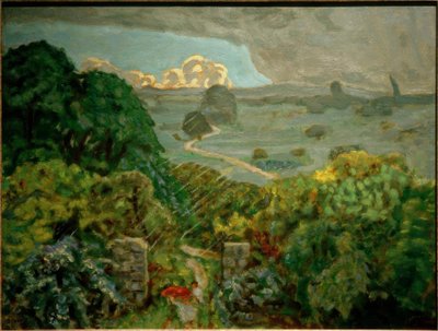 Bouře ve Vernouillet od Pierre Bonnard