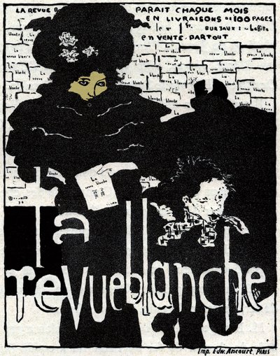 The White Revue, 1896 od Pierre Bonnard