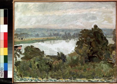 "Seina u Vernonu"" (Seina u Vernonu) Malba Pierra Bonnarda (1867-1947) 1911 Rozměr 41x52 cm Muzeum Ermitáž, Petrohrad (Saint-Petersburg) od Pierre Bonnard