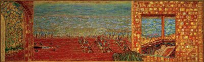 Slunná terasa od Pierre Bonnard