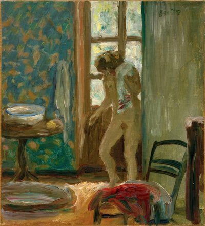 Záchod. Ručník nahá od Pierre Bonnard