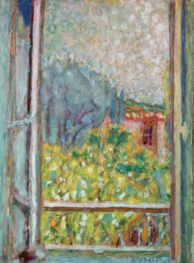 Malé otevřené okno od Pierre Bonnard