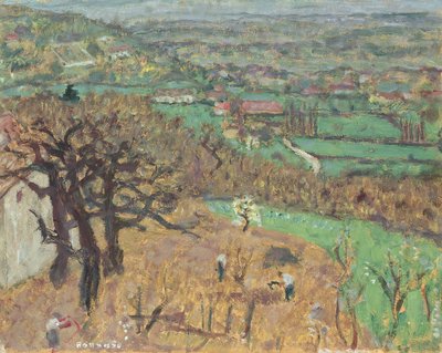 Krajina v Dauphine, kolem roku 1899 od Pierre Bonnard